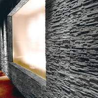 Revêtement mural en ardoise naturelle, vente en gros directe d'usine, anti-corrosion, pour la décoration extérieure des villas