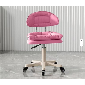 Silla Giratoria Ergonómica con Respaldo Ajustable, Silla de Computadora, Silla de Maquillaje para Dormitorio de Niñas - Product Image 6