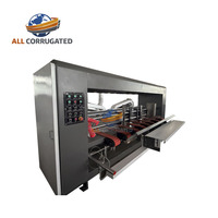 Machine automatique haute vitesse de pliage, collage et agrafage pour toutes les boîtes en carton ondulé