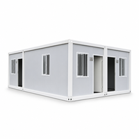 Maison conteneur détachable de haute qualité avec fenêtres, assemblage rapide, bureau modulaire préfabriqué pour chantier de construction