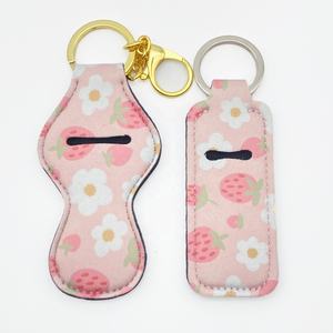 Porte-clés mignon pour baume à lèvres, porte-clés personnalisé, support pour gloss, support pour rouge à lèvres, pendentif porte-baume à lèvres - Product Image 1