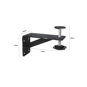 Staffa Triangolare in Ferro Rinforzato per Supporto a Parete, Mensola, Portaoggetti Sottolavello, Regolabile a 360° - Product Image 6