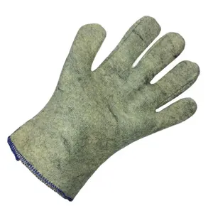 34厘米长芳纶混纺羊毛300 ℃ 工业耐热安全工作手套