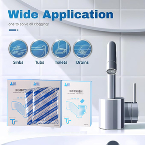 Dispositivo di rimozione degli intasamenti dello scarico dello scarico dei capelli smacchiatori per lavello e scarico del water detergenti e deodoranti per tubi - Product Image 5