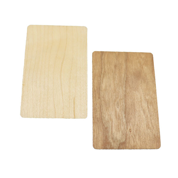 Bamboo Wood Rfid Card Nfc 13 56Mhz Blank Customizable Sustainable Key Card for Hotel Business Gift