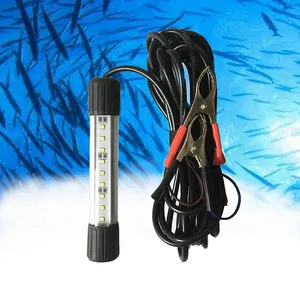 Offre Spéciale 12V 24V 30W vert bleu Ip68 sous-marin Submersible Led pêche lumières sous l'eau nuit pêche lampe lumière