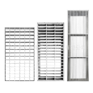 304 Stainless Steel Grating Customized Size 300x500x30x3mm 2B Finish For Trench Cover Rainwater Drainage - Product Image 1