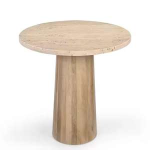 Mobilier commercial moderne, table de bar ronde pour salle à manger, tables en bois pour restaurant, table directement d'Inde - Product Image 1