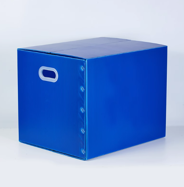 Custom PP Corrugated Hollow Sheet Turnover Boxes Foldable Reusable Waterproof & Anti-Static Packaging Containers