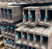 Acero de canal laminado en caliente bajo en carbono ASTM A572 Grado 50 150x150 Estándar Viga H Beam I Beam Carbon vigas de acero Channel Steel