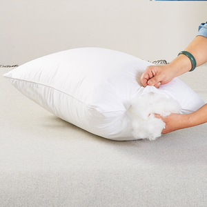 Ném Gối chèn 18x18 không gây dị ứng Polyester Microfiber trắng vuông trang trí đệm - Product Image 4