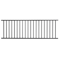 Clôture de jardin pliante en fer forgé, grille décorative en fer forgé