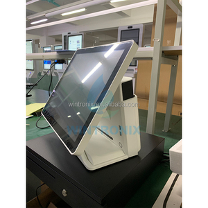 15.6 inch tất cả-trong-một hệ thống POS màn hình cảm ứng <span class=keywords><strong>Windows</strong></span> <span class=keywords><strong>10</strong></span>/Android/Linux OS Máy in nhiệt cho doanh nghiệp nhỏ thủ quỹ - Product Image 2