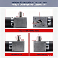 Moteur de réduction DC à engrenage planétaire à angle droit 12V 24V, vitesse réglable, couple élevé, petit moteur PWM