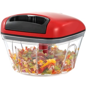Tritatutto Manuale Multifunzione in Acciaio Inox, Mini Trituratore per Verdure, Aglio e Carne, Taglia Cipolle e Insalata a Pressione Rapida - Product Image 2