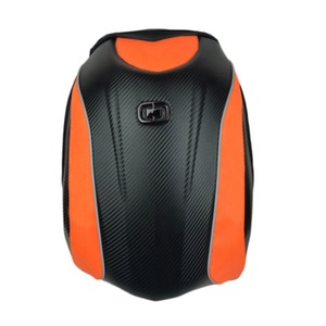 Zaino da <span class=keywords><strong>Moto</strong></span> Impermeabile con Guscio Rigido in Fibra di Carbonio Espandibile Borsa da Motocross Porta Casco <span class=keywords><strong>per</strong></span> Ciclismo - Product Image 4