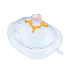 Disposable Medical Breathing Anesthesia Face Mask with Valve