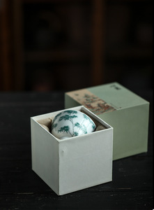ถ้วยชาเซรามิกงานฝีมือสีแดงลายดอกไม้สุดหรูหราสำหรับชงชาแบบกังฟู - Product Image 6