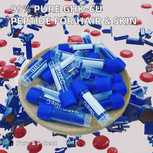 Yhealth Biotech Poudre de peptides de cuivre bleu GHK-Cuopper à 99% de pureté pour la repousse des cheveux et les soins de la peau, Tripeptide-1, Matière première cosmétique - Product Image 2