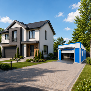 Installation rapide, maison préfabriquée <span class=keywords><strong>en</strong></span> conteneur de <span class=keywords><strong>20</strong></span> pieds, unité de conteneur préfabriqué avec cadre pliable renforcé pour <span class=keywords><strong>garage</strong></span> - Product Image 5