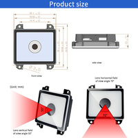 Ecodesky EMT8721A - Motor de Escaneo de Códigos QR Mini Integrado con Interfaz USB TTL para Proyectos Arduino