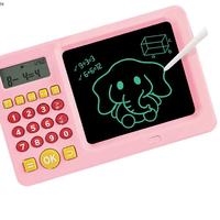 Calculatrice intelligente pour la formation mathématique, tablette d'écriture effaçable, jouet pour enfants, planche à dessin LCD pour enfants