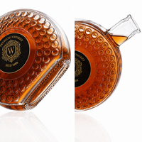 Bouteilles de Luxe en Verre XO 700ml Personnalisables Vides pour Cognac, Whisky, Spiritueux – Emballage Haute Qualité en Verre Flint