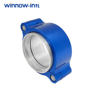 Pièces de voiture universelles Kit de pinces à bande <span class=keywords><strong>V</strong></span> HD en aluminium Clips en pouces pour tuyau d'échappement OD Turbo Intercooler Pipe Black <span class=keywords><strong>V</strong></span>-<span class=keywords><strong>Band</strong></span> Clamps - Product Image 3