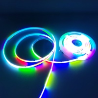 Bande lumineuse Cob DC12V 24V WS2811 pixel LED bande adressable 576 720 840led/m 10mm 12mm de large 5m 10 m/rouleau pour la décoration d'hôtel