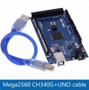 Mega2560 ATMEGA16U2 / Pro Mini <span class=keywords><strong>MEGA</strong></span> <span class=keywords><strong>2560</strong></span> <span class=keywords><strong>Mega</strong></span>+WiFi R3 ATmega2560 Chip CH340G pour carte de développement Arduino R3 WeMos <span class=keywords><strong>ESP8266</strong></span> - Product Image 1