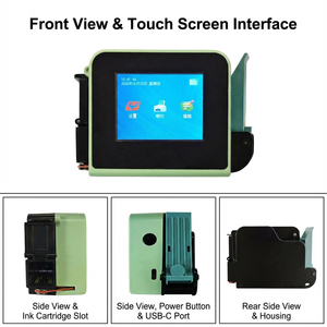 मिनी पोर्टेबल हैंडहेल्ड इंकजेट प्रिंटर 12.7 मिमी ब्लूटूथ बारकोड समाप्ति तिथि क्यूआर के साथ कार्टन बॉक्स की बोतलों के लिए कैप प्लास्टिक बैग - Product Image 3