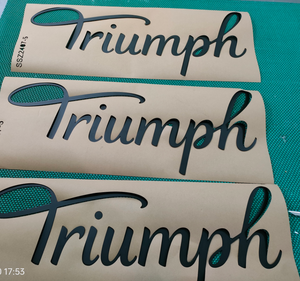 Yijiao Tùy Chỉnh Không-Chiếu Sáng Phẳng Cắt Sơn Chữ Acrylic Nhựa Logo Chữ Cho Văn Phòng - Product Image 5