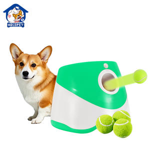 Köpekler için otomatik top başlatıcısı interaktif yavru evcil hayvan topu kapalı Thrower Fetch makinesi köpek eğitim topu başlatıcısı oyuncaklar - Product Image 1