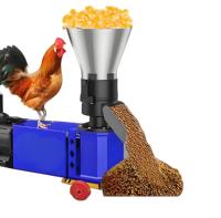 Mini machine à fabriquer des granulés d'aliments pour volailles, pour poulets et canards, machine à granulés d'aliments pour usage agricole, machine de traitement des aliments électrique, moulin CE
