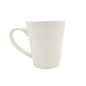 <span class=keywords><strong>Taza</strong></span> de cerámica cónica, recubrimiento de sublimación en forma de v, color blanco, 12oz, gran oferta - Product Image 1