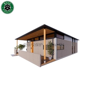 Casa Contenedor Prefabricada Moderna de Una Planta de Alta Calidad Directo de Fábrica con Porche Cubierto para Vivir - Product Image 1