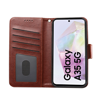 Couverture de livre à rabat pour Samsung Galaxy S25 S21 FE S22 S23 Ultra S24 Plus coque de téléphone en cuir d'agneau Funda