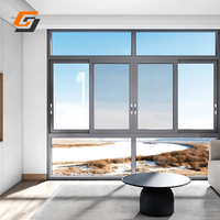 Fabricante de puertas y ventanas corredizas de aleación de aluminio profesional GS Foshan