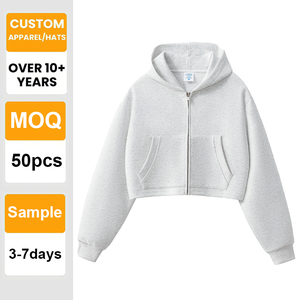 Sweat-shirt à capuche surdimensionné de qualité supérieure, personnalisé, en gros, broderie lourde, dégradé, fermeture éclair courte - Product Image 1