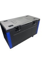 Grande valise d'aviation en plastique PE pour équipement de scène, boîte à outils étanche pour l'organisation des câbles avec roulettes