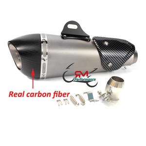 Scarico Moto modificato fuga Moto per GSR600 R6 Z900 Dirt Bike PCX 125 FZ6 G310GS CB600F MT 03 Tmax 530 carbonio <span class=keywords><strong>silenzio</strong></span> - Product Image 2