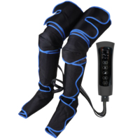 Bottes de récupération électriques à compression d'air avec thérapie thermique, masseur pour pieds et mollets, pour la relaxation musculaire et le soulagement de la fatigue