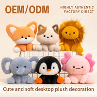 Peluche personnalisée renard en polyester, mignonne et kawaii, idéale comme jouet doux, cadeau d'anniversaire ou d'apaisement pour enfants