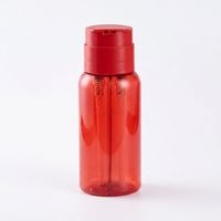 Bouteille PET à deux compartiments de 500 ml avec impression sérigraphique personnalisée en or, double pompe, contenant pour produits capillaires liquides