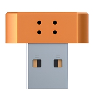 Adaptador Inalámbrico 4 en 1 para CarPlay y Android Auto, Venta al Por Mayor de Fábrica 2026, con Adaptador Naranja