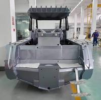 Modèle populaire Bateau de pêche en aluminium facile à construire de 20 pieds/6 mètres avec cabine