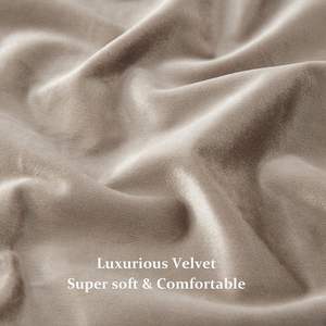 Rideaux européens américains italiens en velours <span class=keywords><strong>couleur</strong></span> unie 100% polyester occultant moderne perforé fini pour transfrontalier - Product Image 4