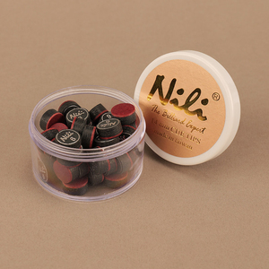 หัวคิวพูลไต้หวัน Nili Professional แบบหลายชั้น ขนาดใหญ่ 14 มม. หัวคิวบิลเลียดคุณภาพพรีเมียมสำหรับคิวพูลอเมริกัน - Product Image 3