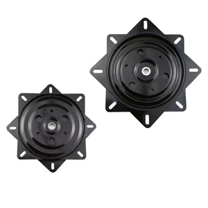 Taburetes de bar modernos de hierro con plataforma giratoria de 360°, base giratoria para sofá, silla o exhibidor. - Product Image 2