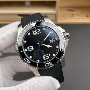 Reloj de Buceo Negro de Lujo para Hombre – Pantalla Luminosa, Correa Intercambiable de Acero Inoxidable, Reloj Deportivo Mecánico Resistente al Agua - Product Image 2